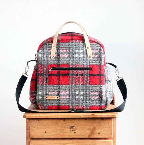 Veľká taška LUSIL bag 3in1 *Vlna&Káro*