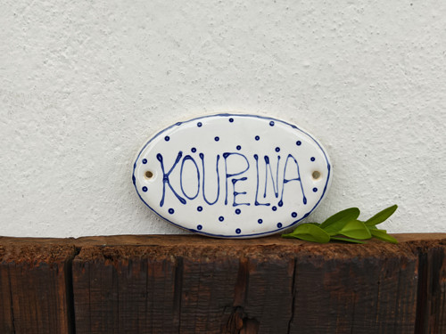 Cedulka Na Dveře Koupelna