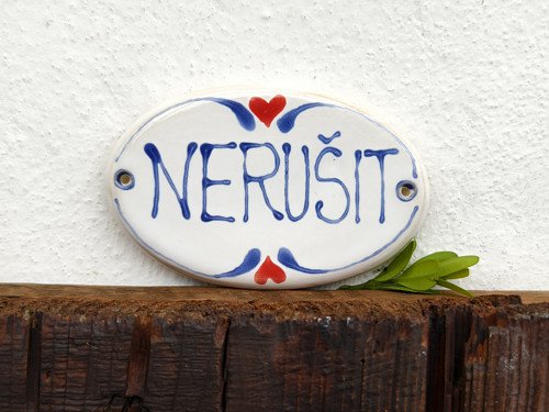 Cedulka Na Dveře Nerušit