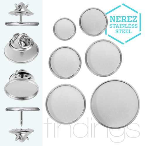 DIY Odznáček s úchytkou NEREZ / Lůžko 12mm