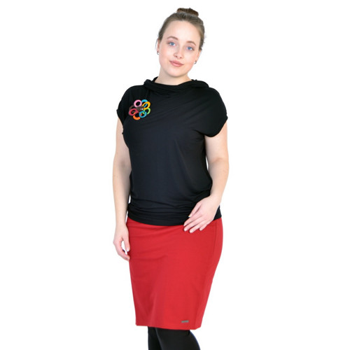 Pouzdrová sukně KAMI / dark red, vel. XS - XXL