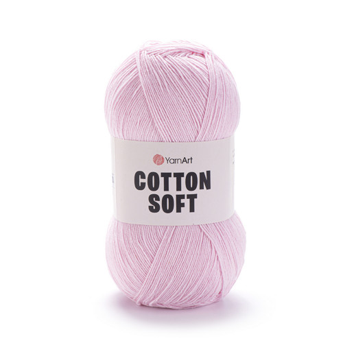 Příze Cotton Soft - světlounce růžová