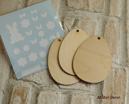 Kreativní velikonoční sada - bílá
