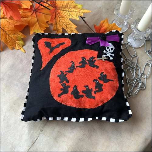 Halloweenský polštářek - dekorace