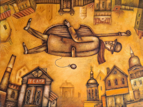 Golden Days – originální olejomalba 60 × 80 cm