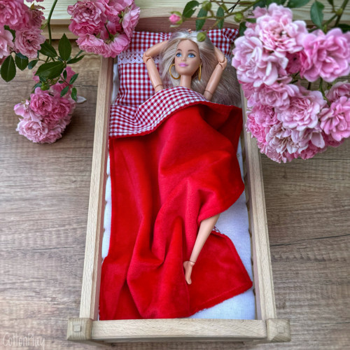 Peřinky pro Barbie - bavlna, jemný plyš