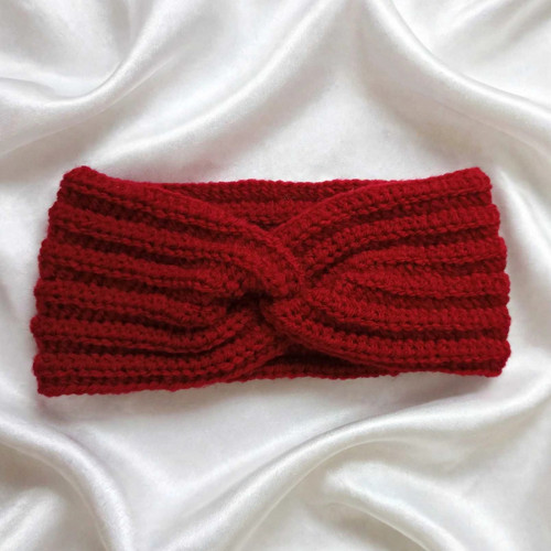 Háčkovaná čelenka - 42 cm