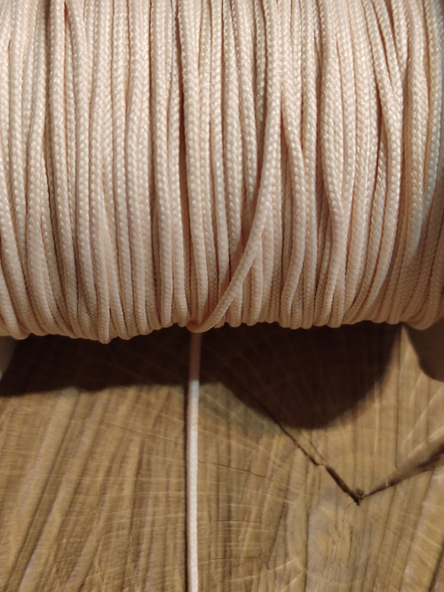 Oděvní šňůra PES Ø1,5 mm béžová