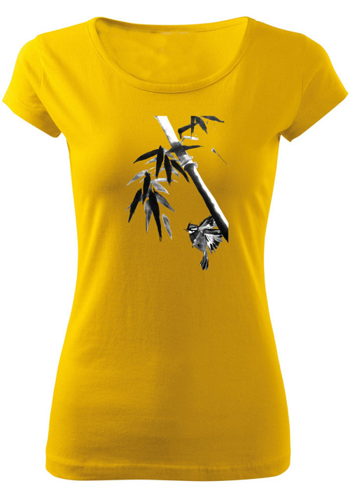 Dámské tričko "Japanese bird and bamboo"