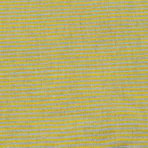 Vzor Kepr-plátno, žlutá s modrou 4/4, 180g/m2, len