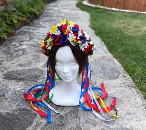 Věneček hodový - folklórní pro stárku