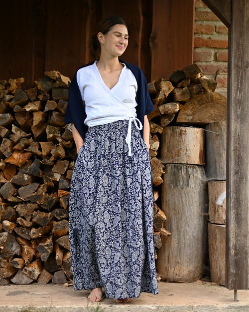 Sukně dlouhá gázová... — foto 1