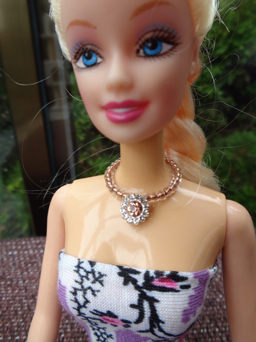 Náhrdelník štrasový pro barbie - 2