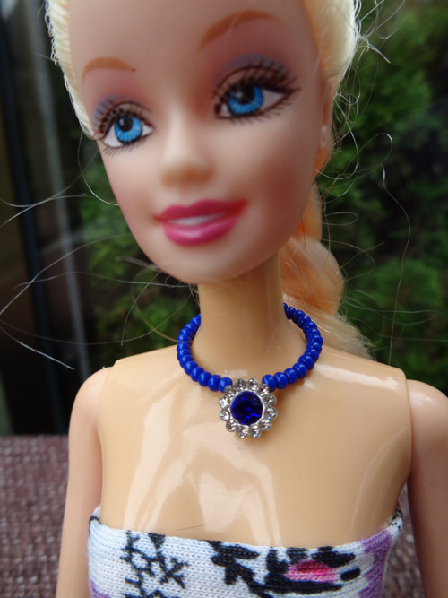 Náhrdelník štrasový pro barbie - 3