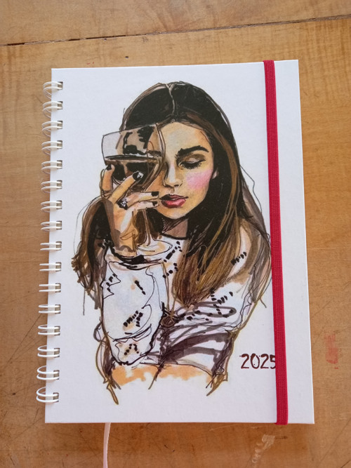 Diář - Dívka s vínem — foto 1