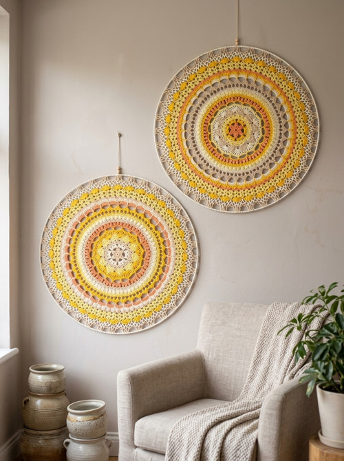 Mandala průměr 50 cm - 2 ks — foto 1