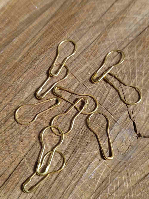 Spínací špendlíky délka 22 mm zlatá