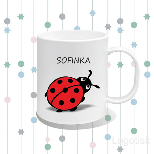 Plastový hrnek pro děti BERUŠKA se jménem