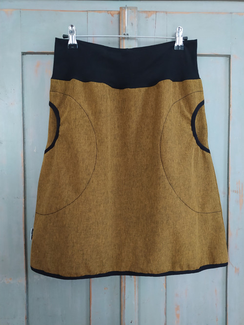Mustard ... suknička softshellová S