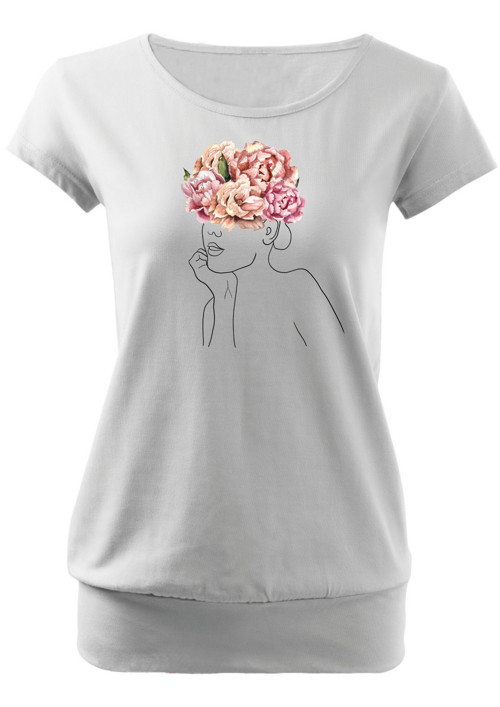 Dámské tričko "Peony Hair"