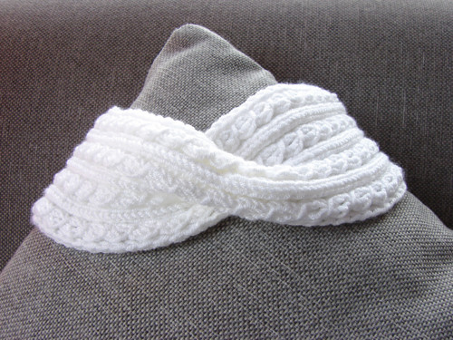 Dámská čelenka - bílá