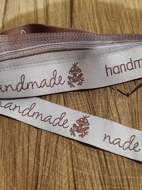 Vzorovka handmade šíře 16 mm béžová