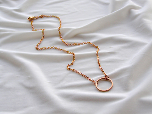 KARMA ROSE GOLD*1.5 cm*ocelový náhrdelník