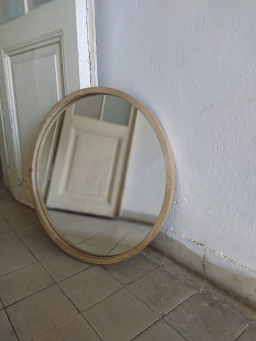Kulaté zrcadlo 60cm s přípravou na LED osvětlení