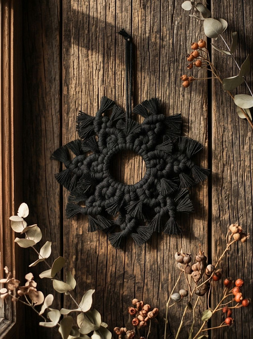 Macramé mandala No. 2 — foto 1
