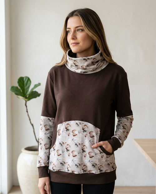 ČOKOLÁDOVÁ (L/XL) - mikina
