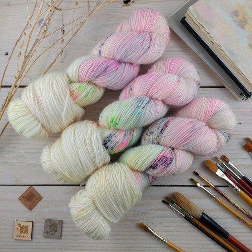 ULA- ručně barvené merino