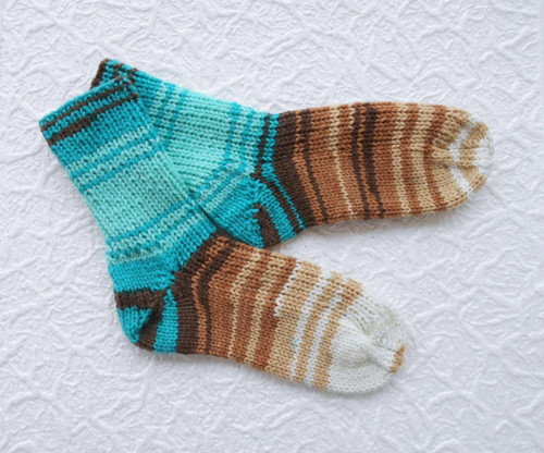Pletené ponožky délka chodidla 23 - 24 cm