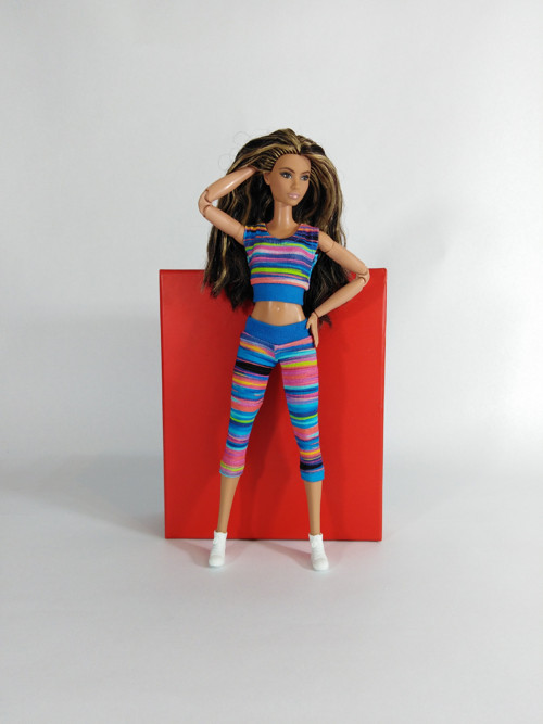Barbie komplety - legíny + top č-10