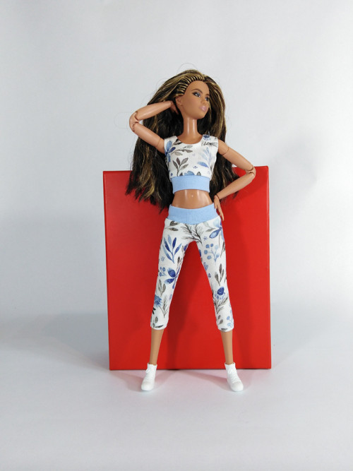 Barbie komplety - legíny + top č-11