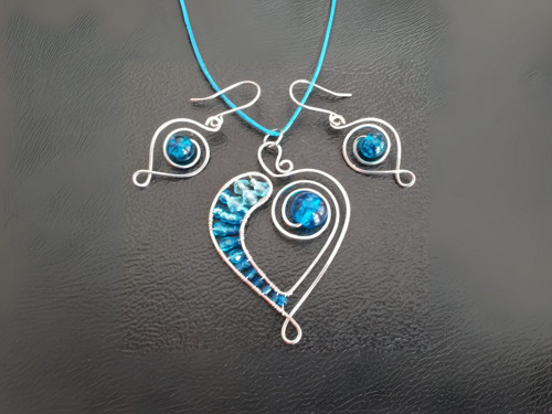 Tyrkysová soupravička - amulet