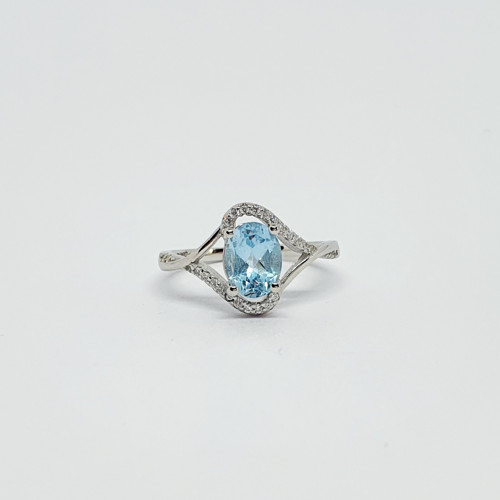 Přepychový prsten - Topaz 190/2