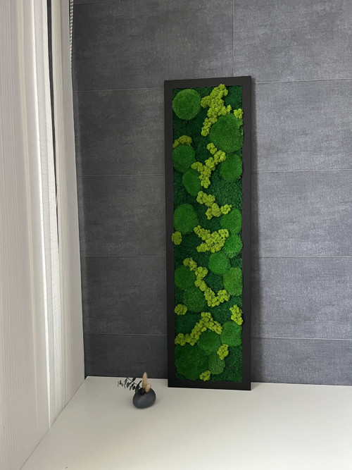 MECHOVÝ OBRAZ 110x30cm