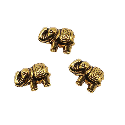 Sloník oboustranný starozlato 12mm, 1ks