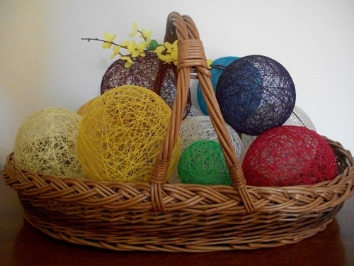 VEJCE motaná - XXXL- různě barevná - 14-15 cm