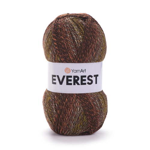 Příze Everest - hnědý melír