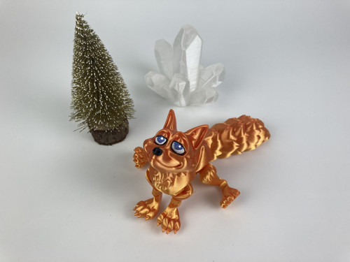 Veselá liška - 18 cm, 3D tisk — foto 1
