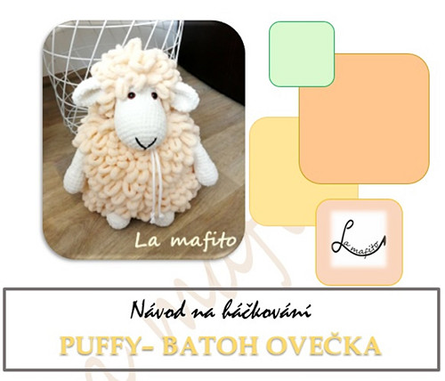 Puffy batoh ovečka -návod-