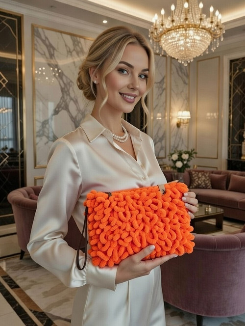 Puffy kosmetická kabelka oranžová