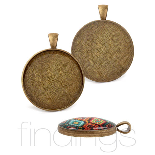 Lůžko hlubší 30mm / Starobronz / 1 kus