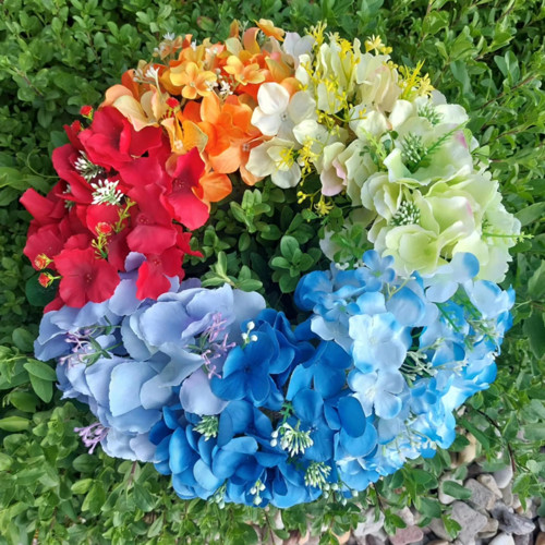 Dekorativní duhový věnec - 38 cm