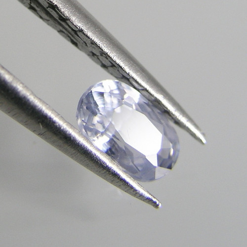 Přírodní, modře tónovaný Safír, 0,33 ct., 4,8x3mm