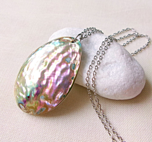 Náhrdelník s mušlí abalone