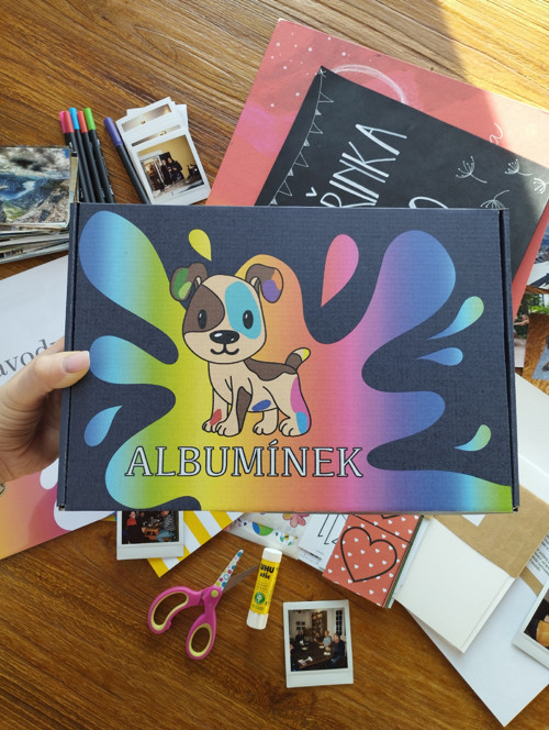 Albumínek - sada na výrobu alba o velikost A4