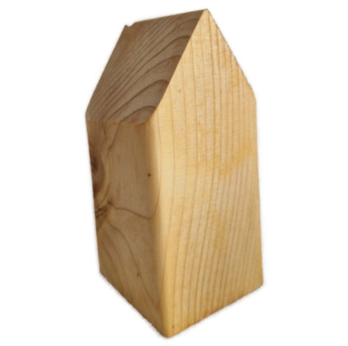 Dřevěný domeček - přírodní - 15 cm