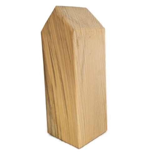 Dřevěný domeček - přírodní - 21 cm